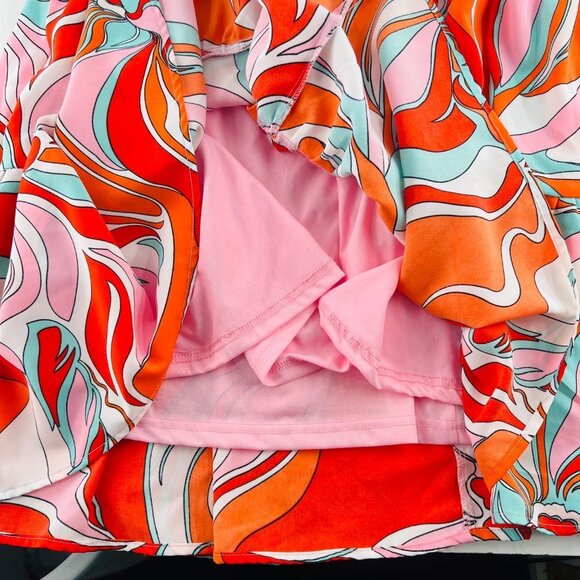 Entro Groovy Baby Tiered Women's Dress size Medium with Pockets - Picture 2 of 8